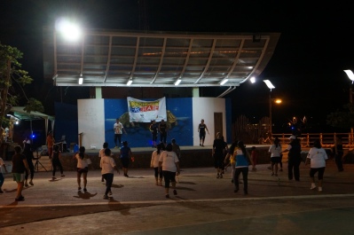 Dance classes in the street