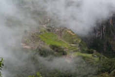 View of Machu Picchu from the top of Huanyana Picchu