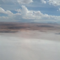 Desert behind the salt plane