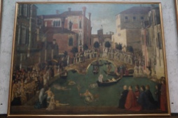 Miracolo della reliquia della Croce a Ponte di San Lorenzo, Gentile Bellini